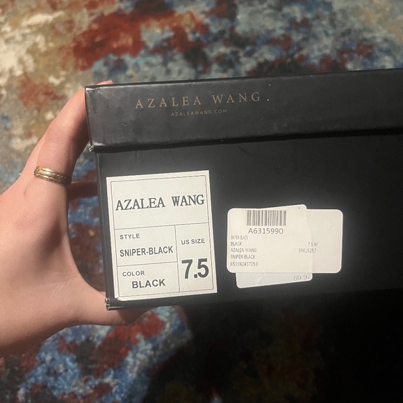 NIB AZALEA WANG Sniper Lace-Up Boot Size: 7.5 - Picture 6 of 8